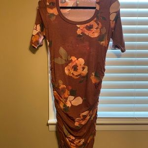 Mid length maternity dress
